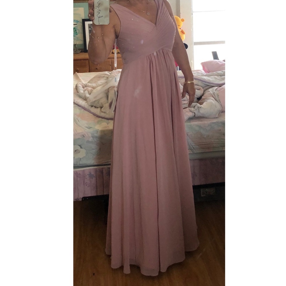 Mauve MOB/bridesmaid gown